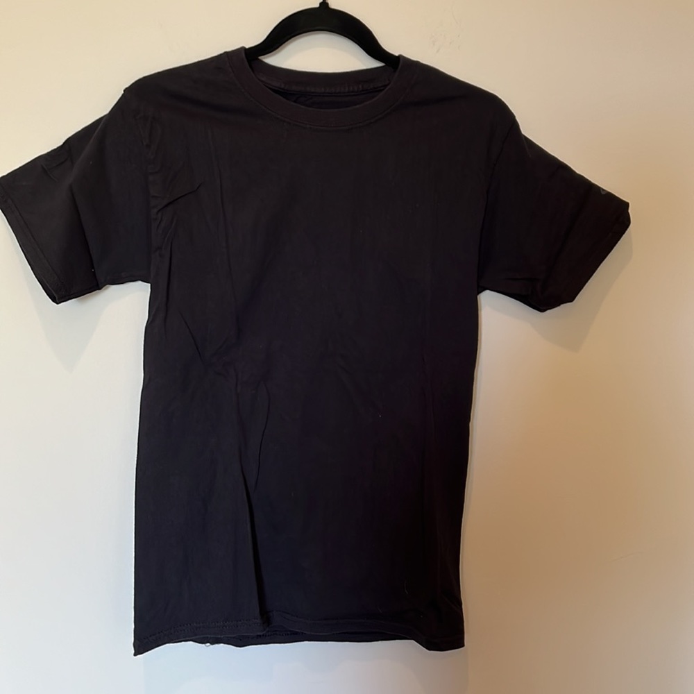 Men's Champion Black Tee Shirt, Size Small